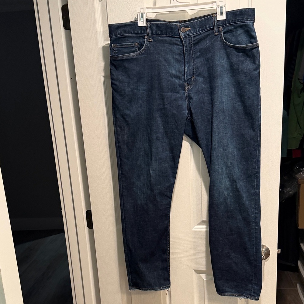 Banana Republic 38” x 30” Men’s Dark Blue Tapered Jeans
